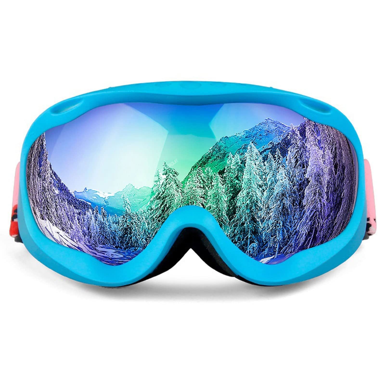 DieffematicHXJ Gogle narciarskie Gogle narciarskie - Okulary Gogle narciarskie/snowboardowe dla mężczyzn, kobiet i młodzieży (Color : Blu)