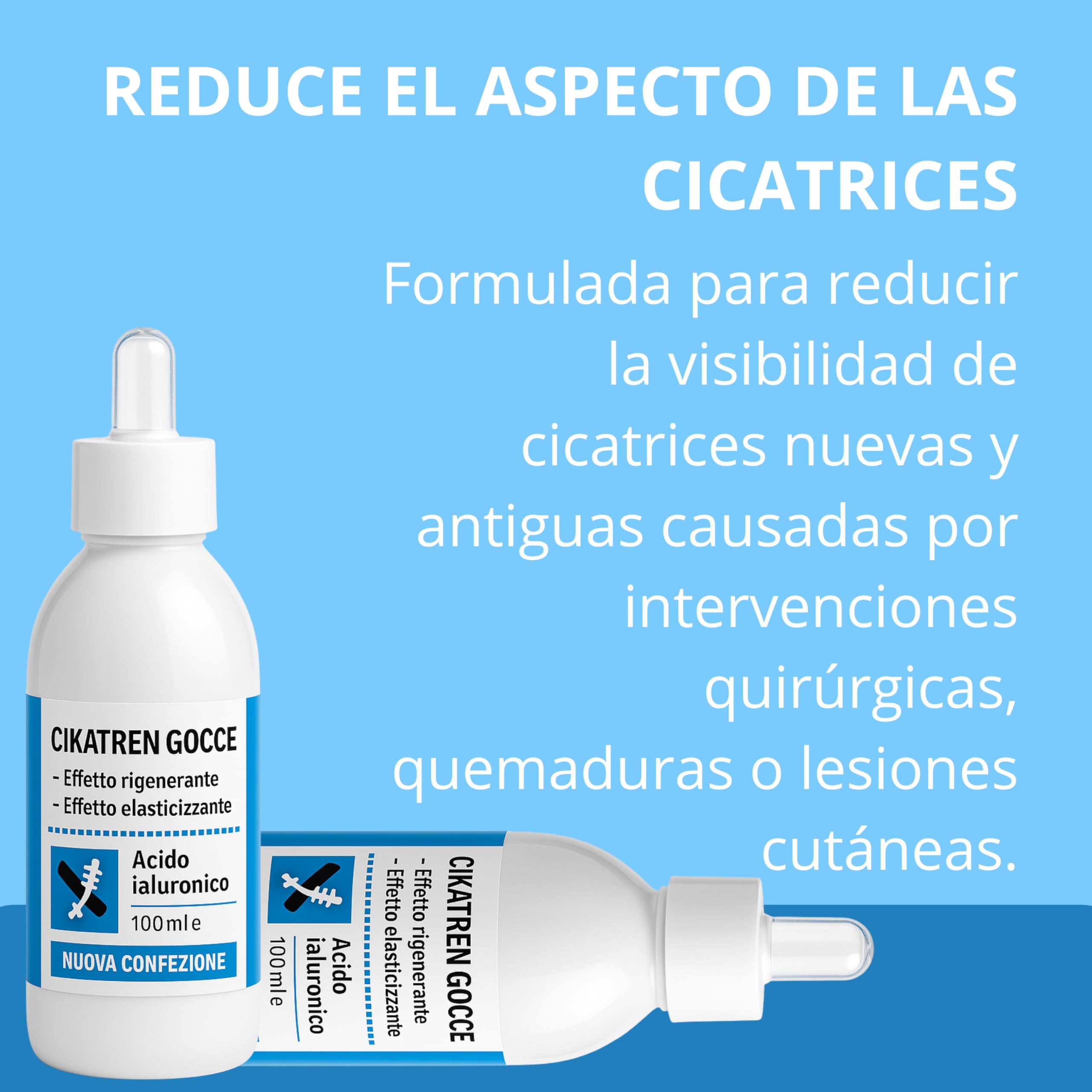 Cikatren – Crema Regeneradora para Cicatrices Quirúrgicas y Quemaduras con Aceite de Jojoba – Tratamiento Elasticidad Natural – 200ml AlohaLabs