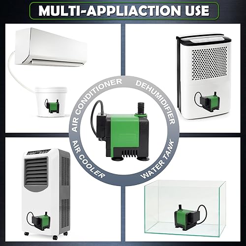 Miniatura 3 de Bomba de condensado pequeña mini bomba de agua automática con sensor de nivel para máquina de hielo, deshumidificador, bomba de condensado de bomba