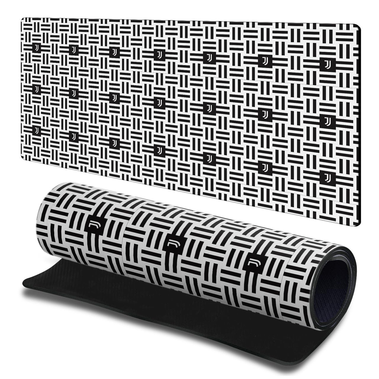 Head Case Designs Officially Licensed Juventus Football Club Stripes Pattern Crest Logo Gaming Office Desk PC Keyboard Mouse Mat Pad 23.62 x 11.81 x 0.12 inches (600 x 300 mm) - L