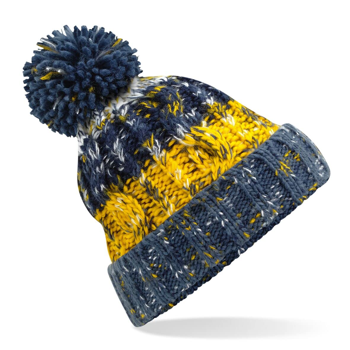 BeechfieldB486 Corkscrew Pom Pom Beanie