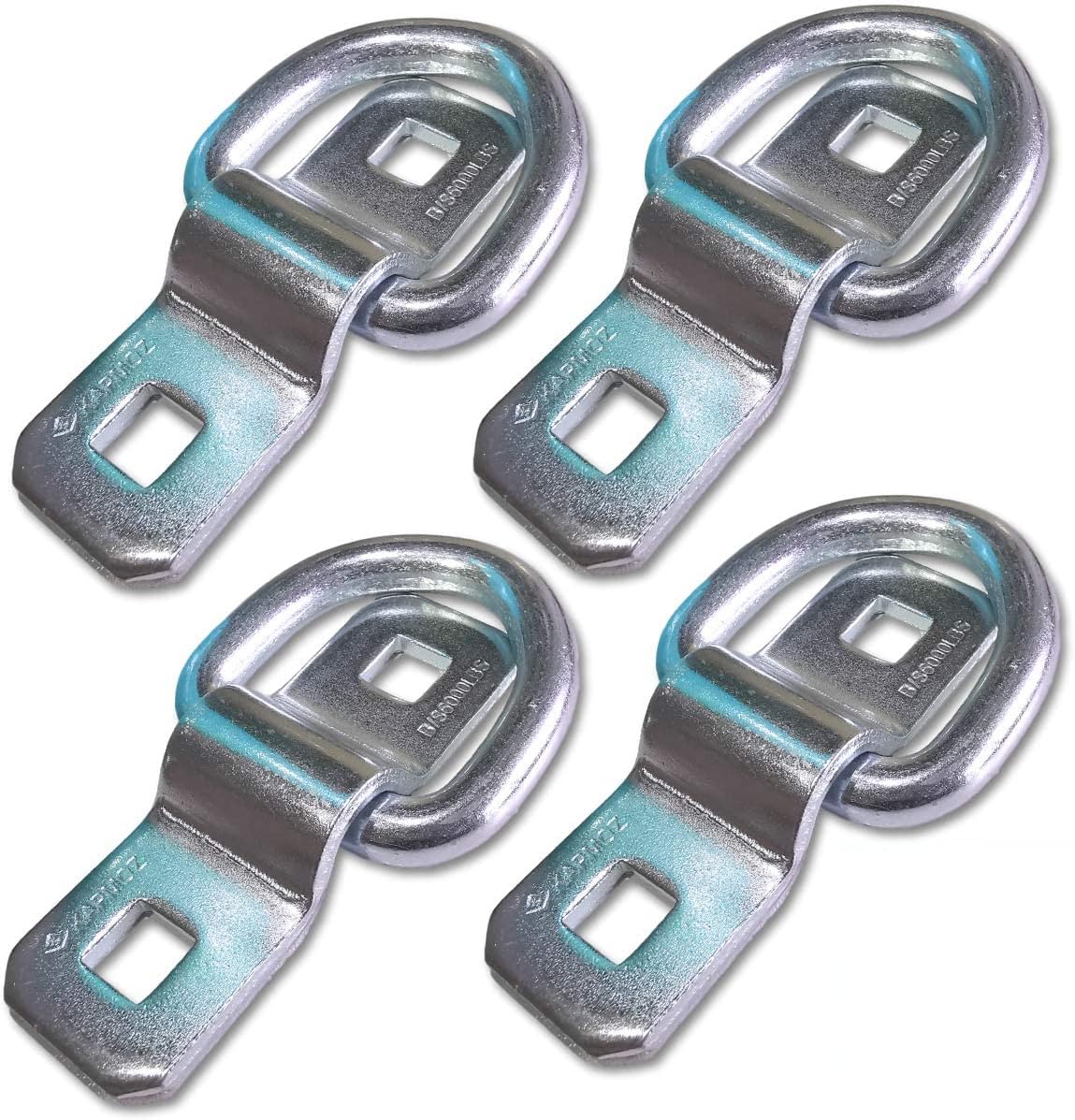 6X DRing Tie Down Anchor, 1/4'' Stainless Steel Cargo Tie