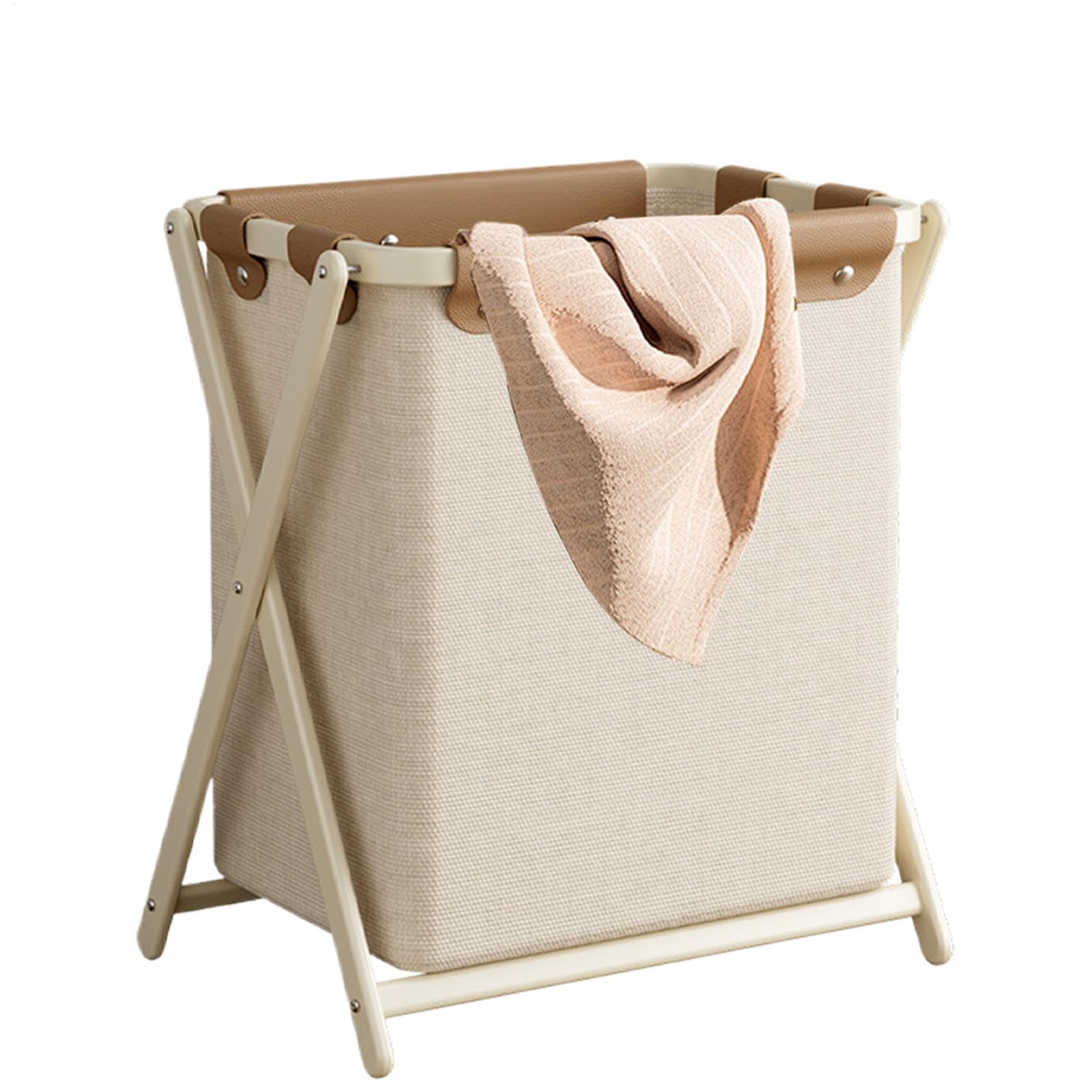 Cesta de lavandería para dormitorio, cesta de almacenamiento de ropa