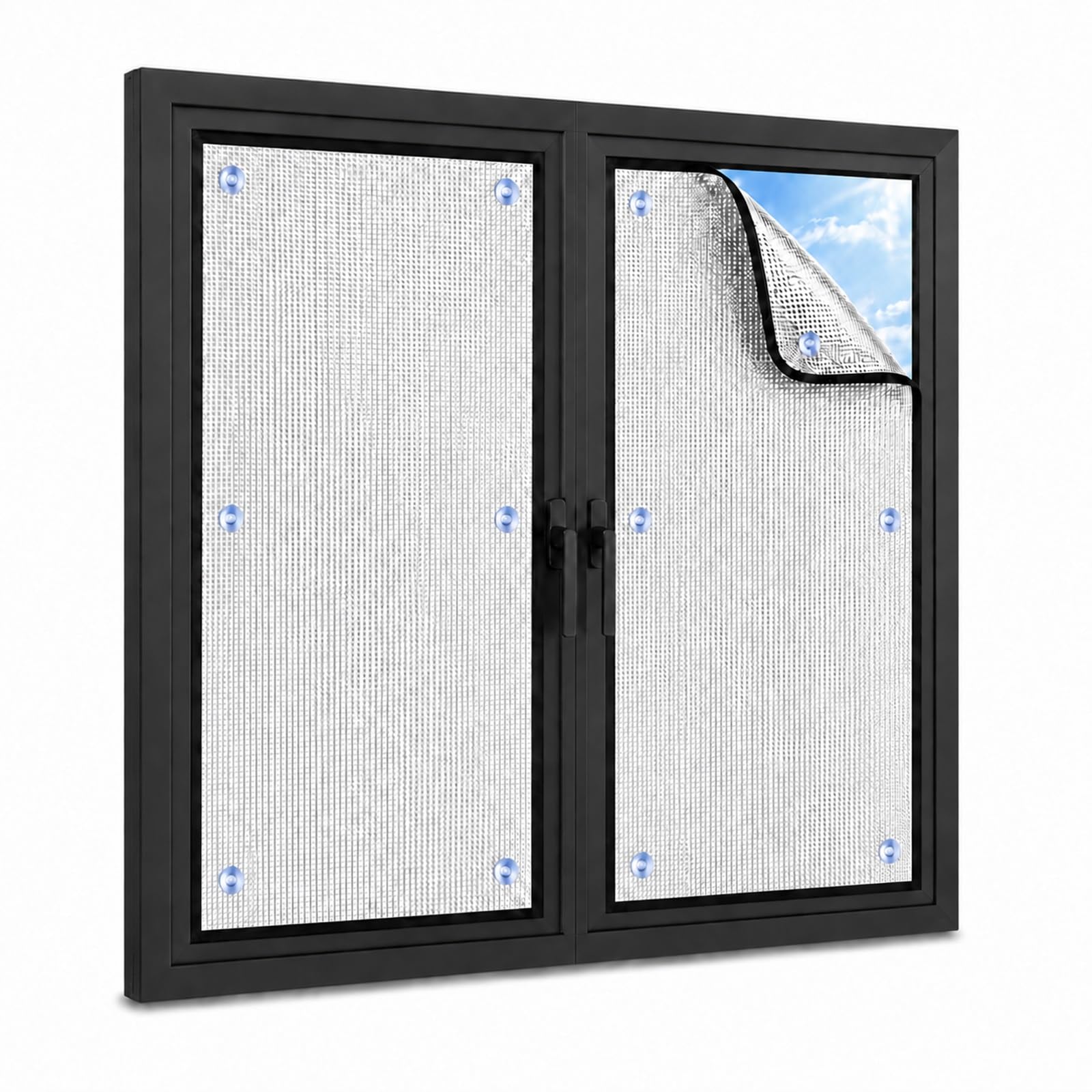 Film anti chaleur intimité 150x150cm pour lucarne isolant thermique 6mm
