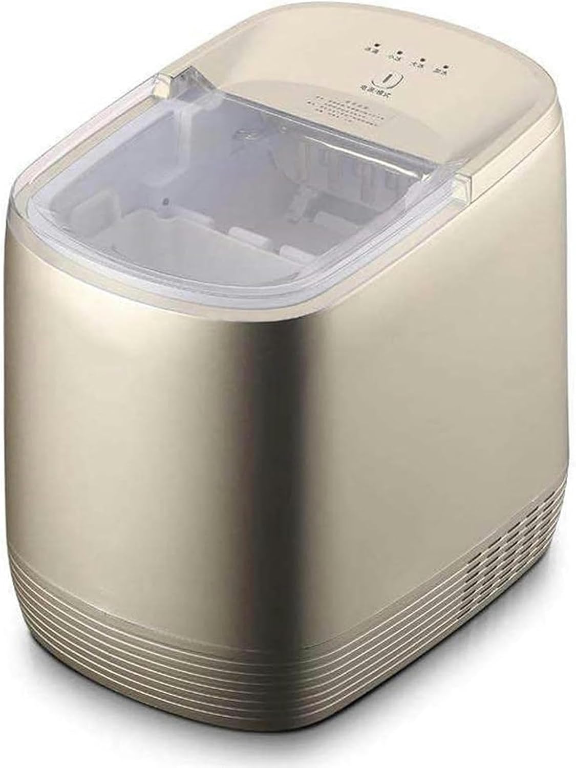 Ice Maker Machine 15kg in 24h,Ice Cube Maker Led Display,Ice Cube Machine 9 Ice Cubes Ready in 6-10 Minutes 2 Sizes 2L Red