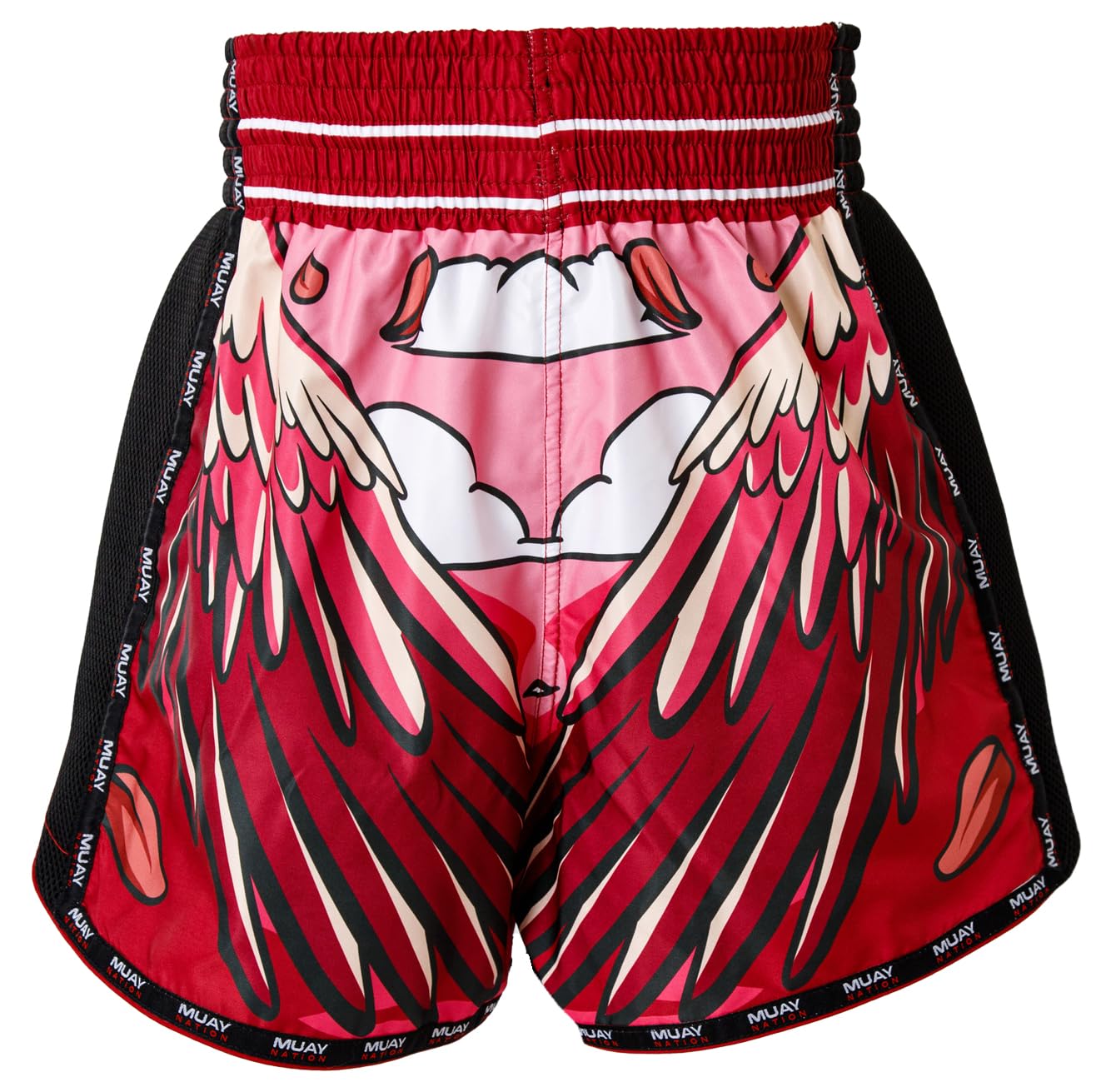 Pantaloncini da Muay Thai per uomo e donna, taglio aderente, per MMA, boxe, kickboxing, abbigliamento per arti marziali
