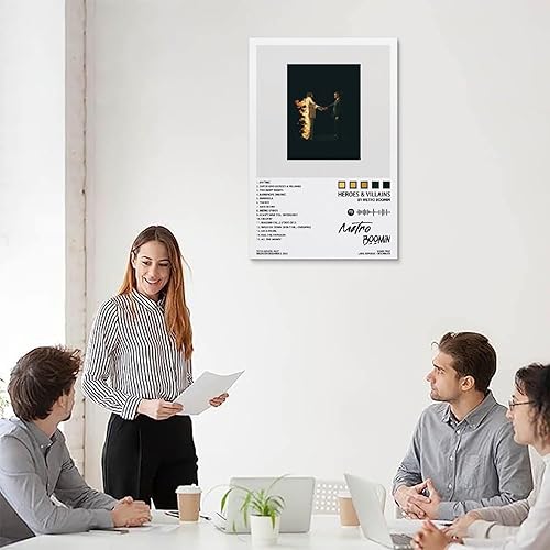 Miniatura 5 de Metro - Póster de Boomin Heroes & Villains para habitación, pintura decorativa estética, arte de pared, sala de estar, 12 x 18 pulgadas (11.8 x 17.7