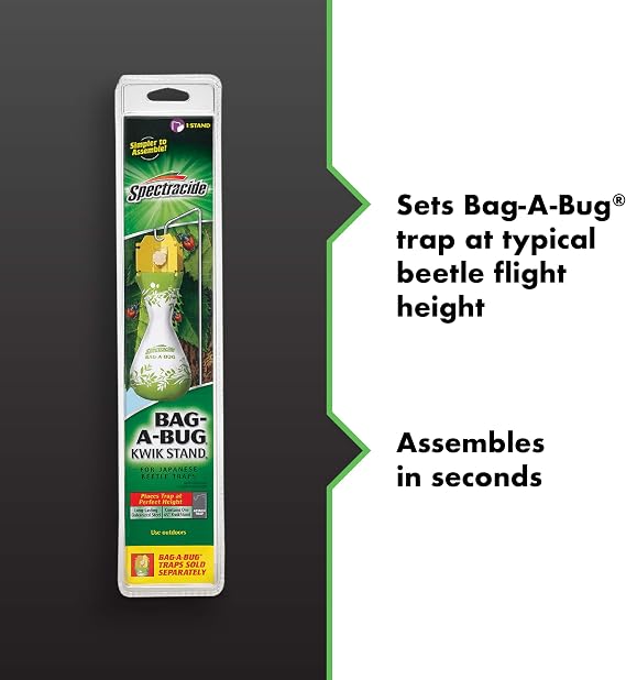 Spectracide Bag-A-Bug Kwik Stand, 1 Pack, Silver