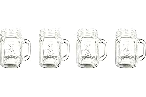 Kikkerland Mason Jar Shot Glasses: The Elite Sip from the Past