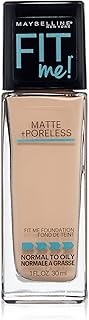 Maybelline New York Fit Me Matte Plus Poreless Foundation, Creamy Beige, 1 Fluid Ounce