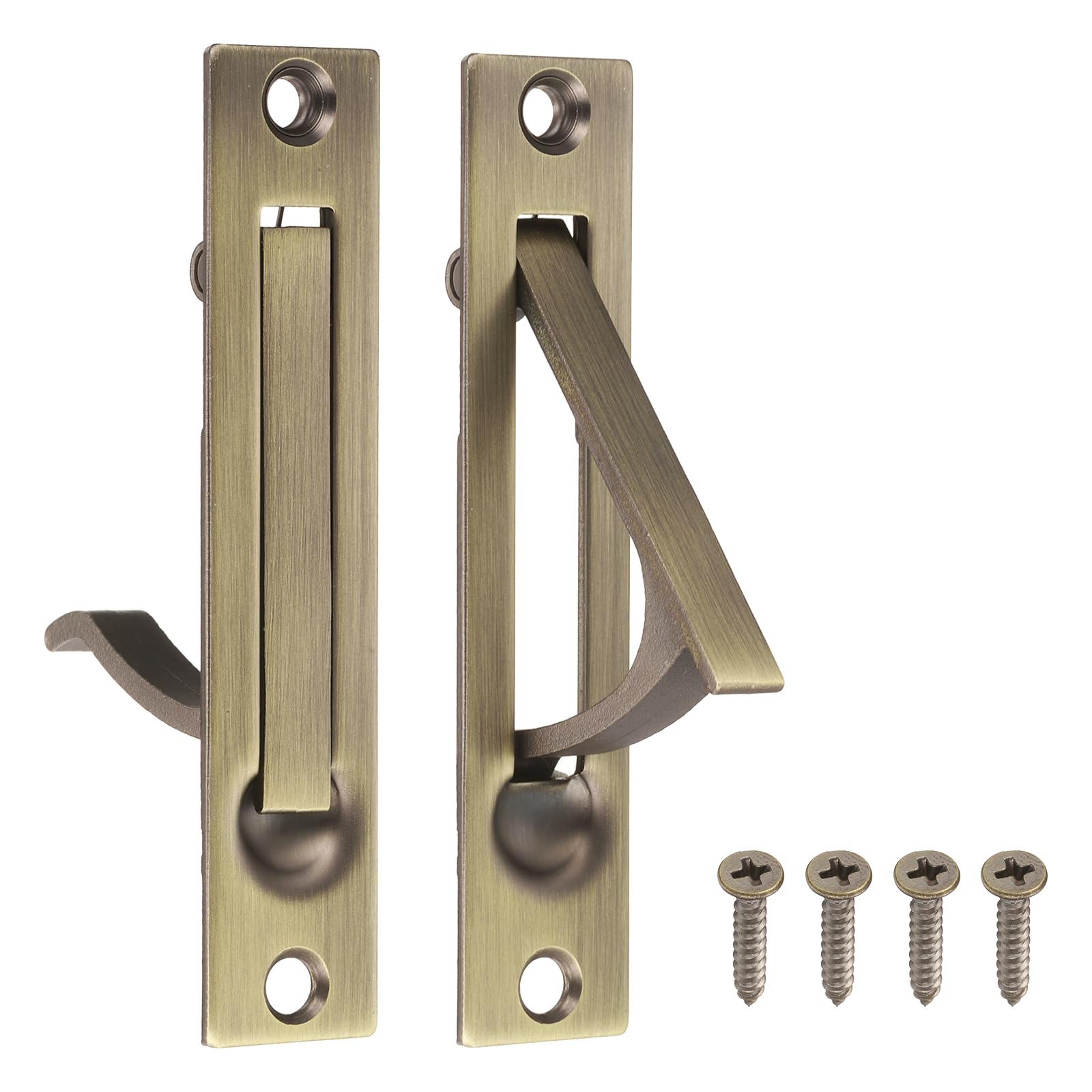 Poignée de porte de poche acier inoxydable 304 quincaillerie coulissante bronze