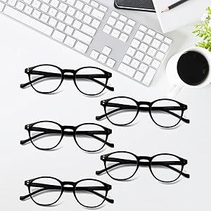 3 Pack Reading Glasses Spring Hinge Stylish Readers Black/Tortoise for Men and Women (Multicolour 4, 2.00, x)