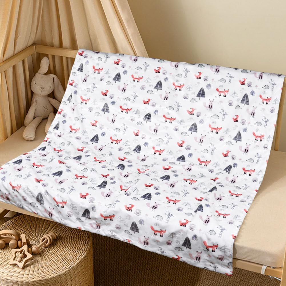 Coperta Per Neonati In Cotone - 75x100 Cm, Motivo Mucca, Morbida E Calda - Foto 7