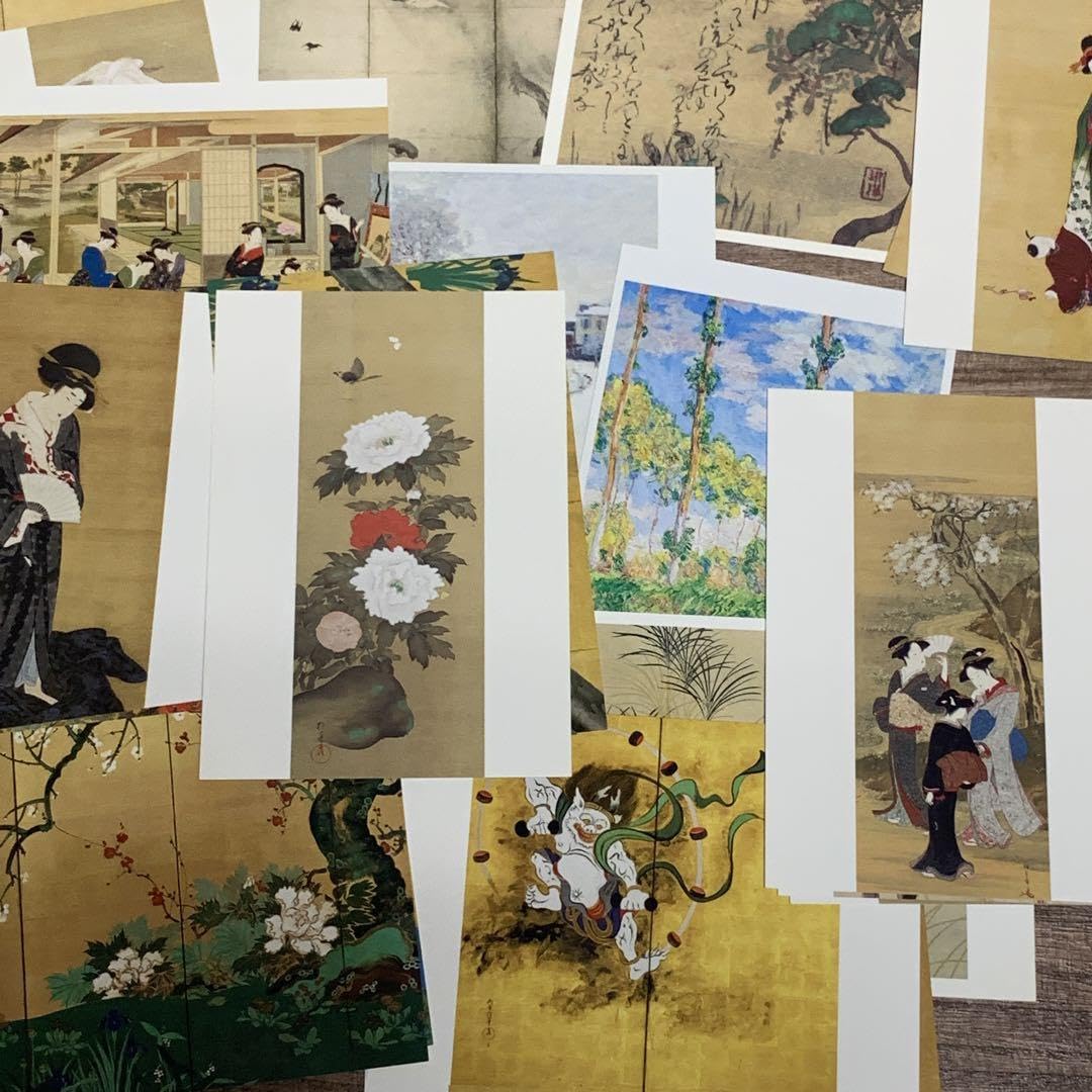 Amazon.co.jp: 110枚セット名画 美術館ポストカード ミュージアム