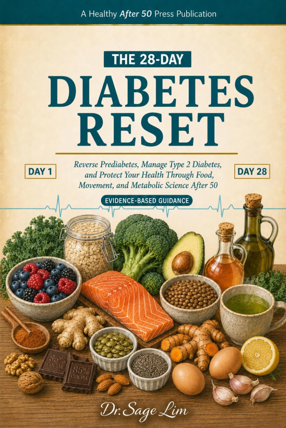 THE 28-DAY DIABETES RESET: Reverse Prediabetes, Manage Type 2 Diabetes, and Protect Your Health Through Food, Movement, and Metabolic Science After 50 (The 28-Day Reset)