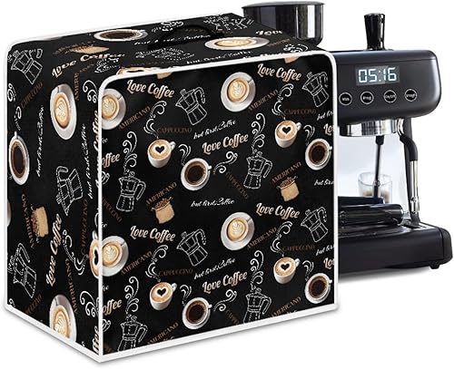 Kathyboom Fundas para cafeteras con mango superior, resistente al polvo, antimanchas, protector de mezclador, fundas suaves para electrodomésticos