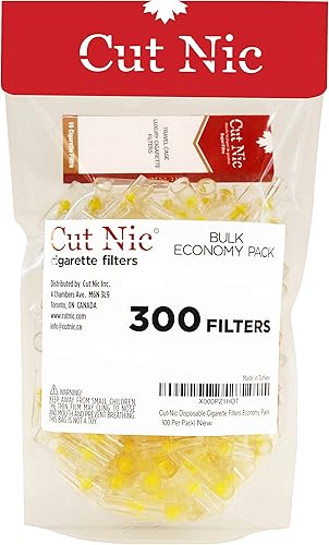 Filtros desechables de cigarrillo Cut Nic Volumen del paquete económico (300 por paquete)