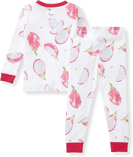 Miniatura 194 de Burt's Bees Baby Pijama para niña, 2 piezas, camiseta de manga larga y pantalones de algodón orgánico