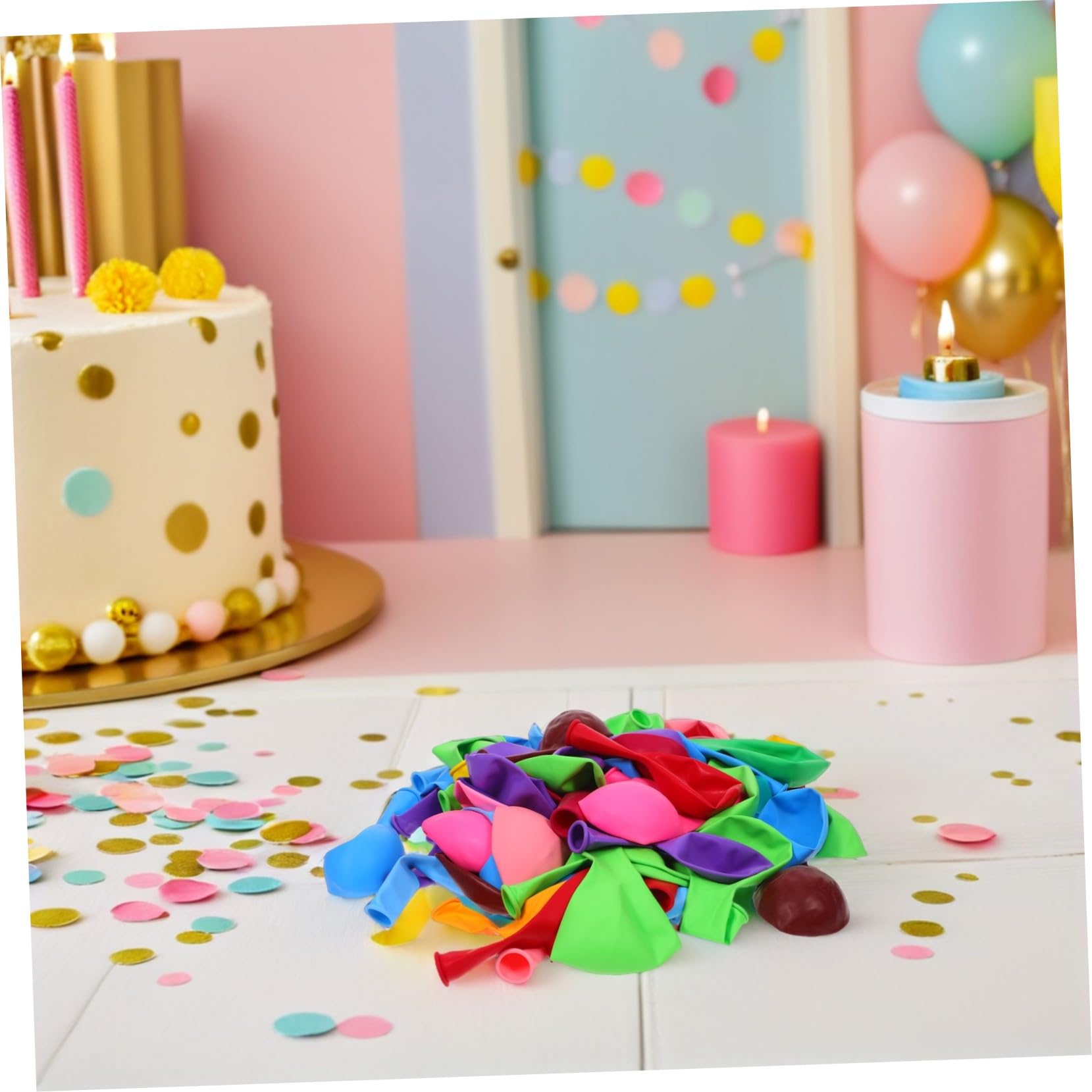 Palloncini Festa Compleanno 200 Pezzi in Lattice Resistenti