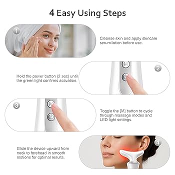 7 in 1 Skin Care Tools 美顔器 ホワイト Facial Massager Skin Care Tools 7 In 1 Face Lifting Machine