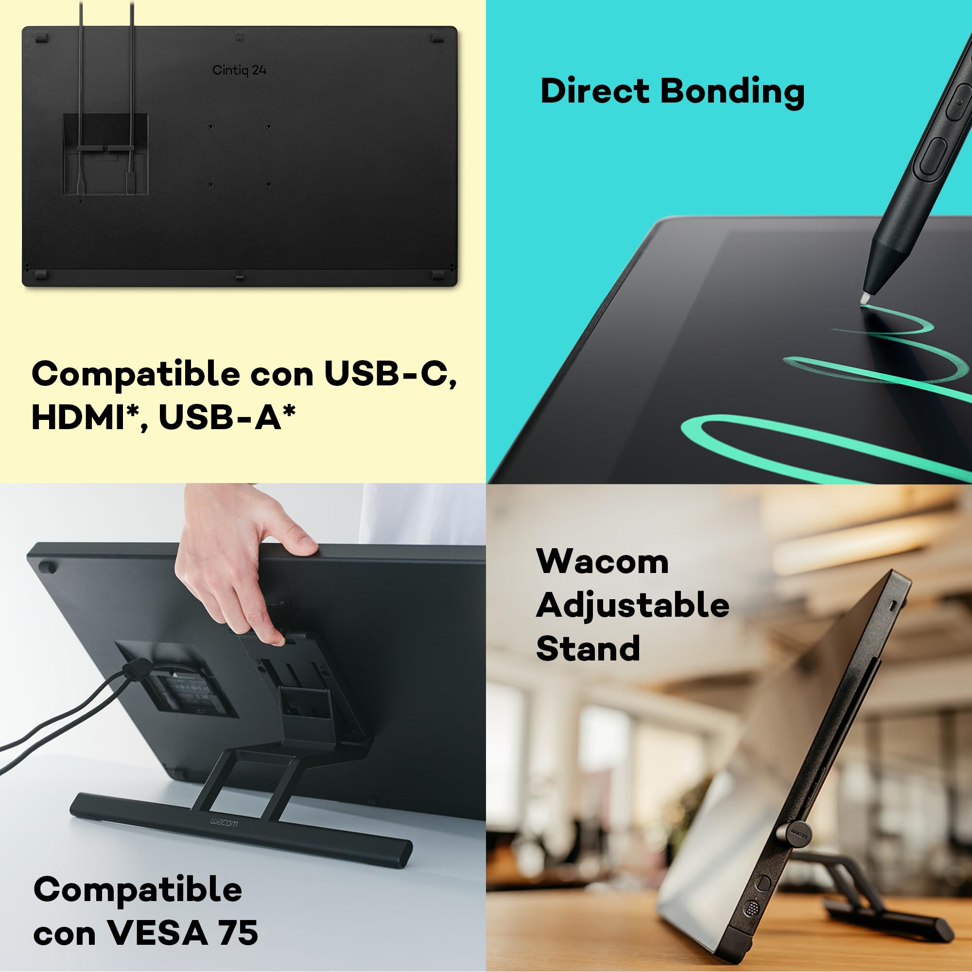 Wacom Cintiq 24 Touch (Edición 2025) Tableta Gráfica – Pantalla
