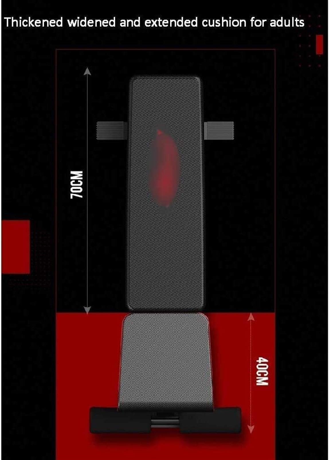 Ławka do ćwiczeń, ławka do ćwiczeń Utility Trening i ćwiczenia Sprzęt treningowy Wielofunkcyjna ławka do ćwiczeń z hantlami Deska do ćwiczeń na wznak