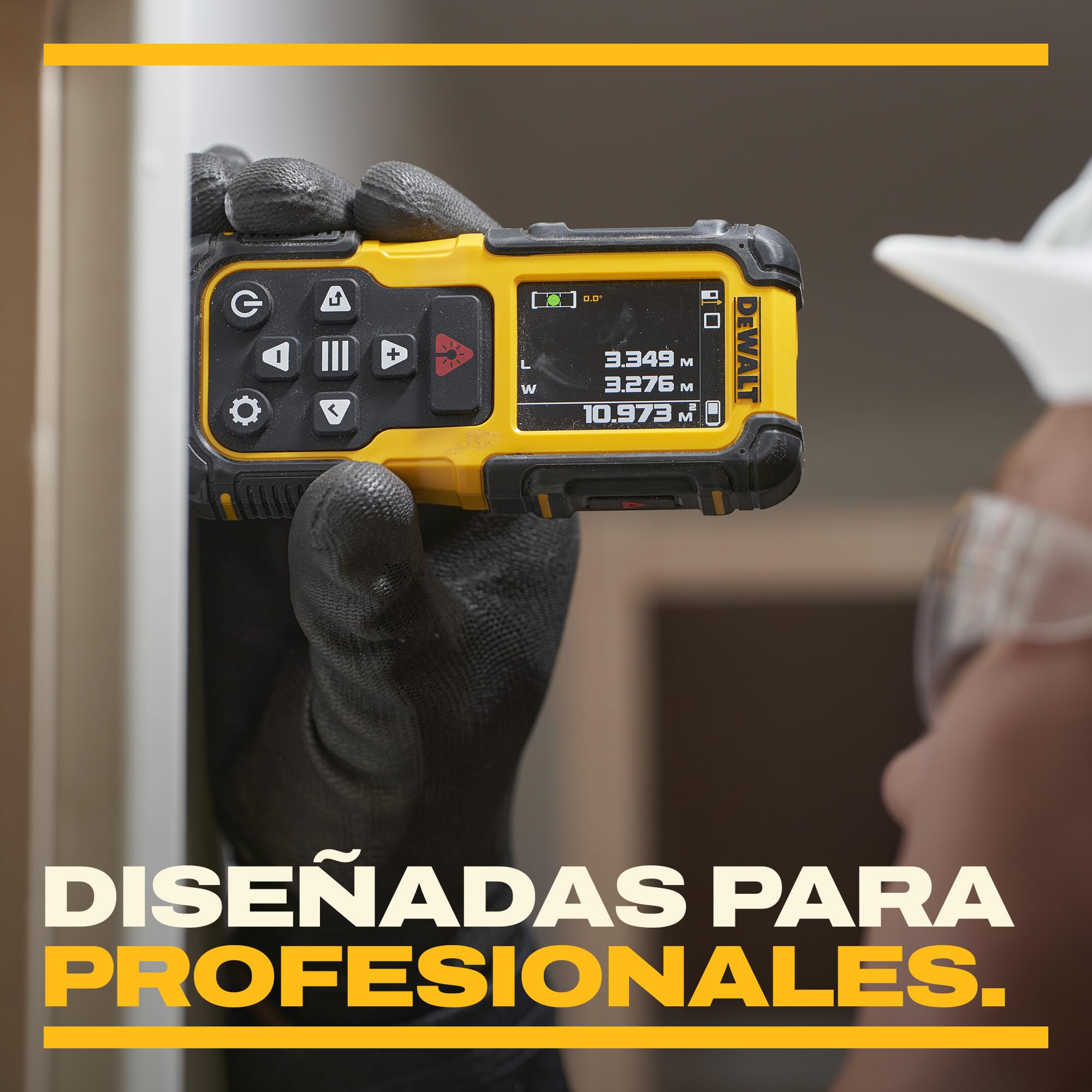 DEWALT Láser de Distancia de 60 m con Batería de Litio Recargable, DWHT78200-XJ