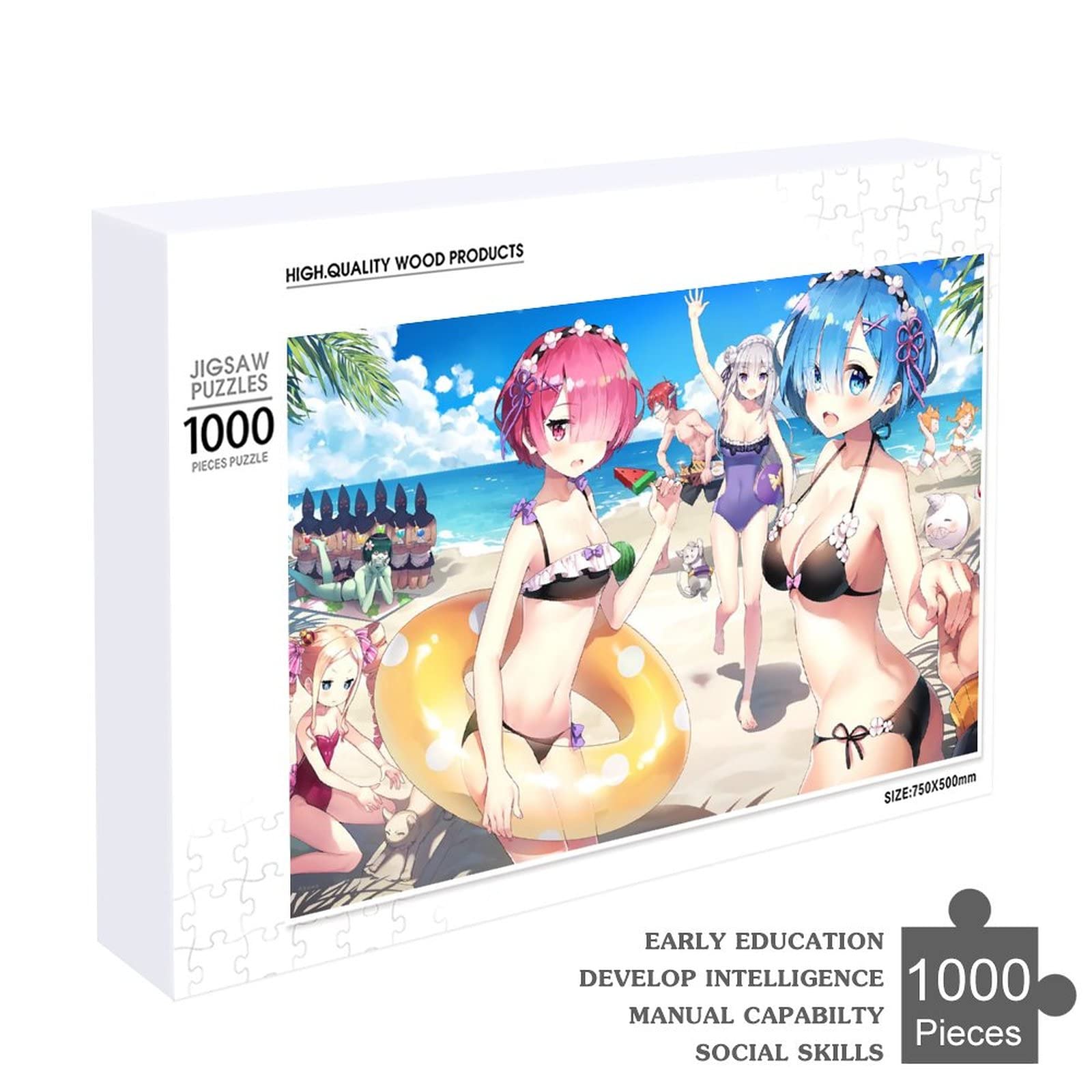 Amazon.co.jp: ジグソーパズル 萌え アニメ柄 Reゼロから始める異世界