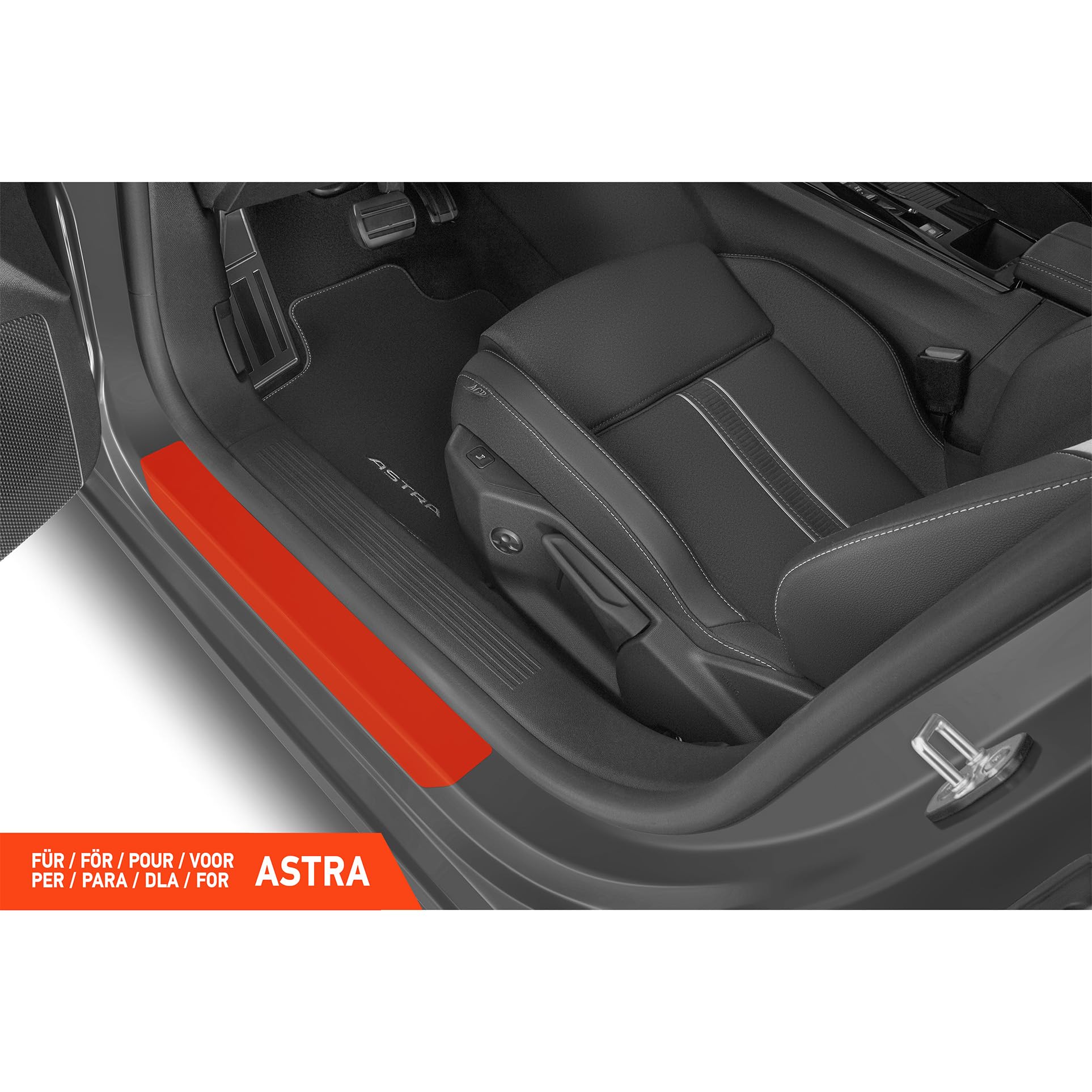 Luxshield folia ochronna progów kompatybilny z Opel Astra L I 2021-2026 - akcesoria, listwy ozdobne, folia ochronna na lakier - przezroczysty błyszczący