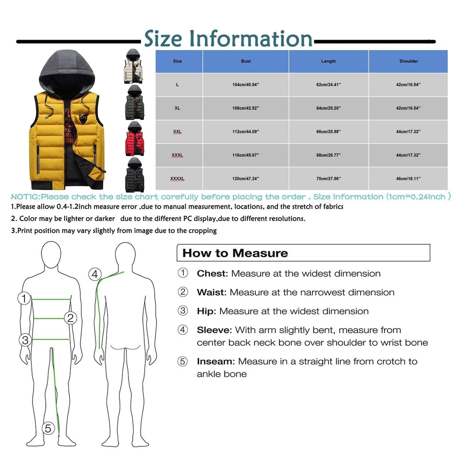 Ciepła Kamizelka Outdoorowa Męska Kamizelka Puchowa Zimowa Pikowana Kurtka Bez Rękawów Z Odpinanym Kapturem Bodywarmer