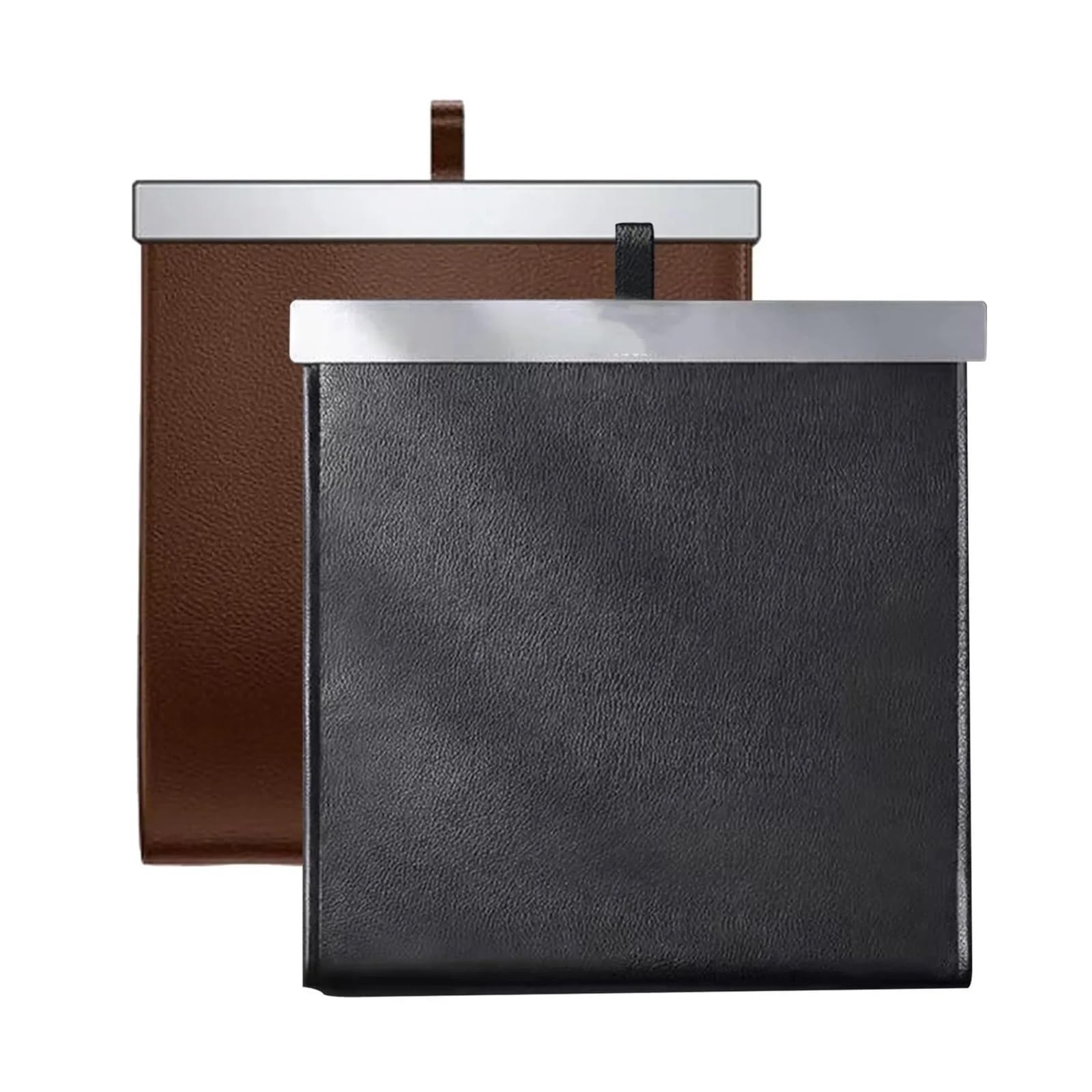 Auto Mülleimer Auto-Müllbeutel, Wasserdichter Auto-Rücksitz-hängender Mülleimer, Aufbewahrungseimer Für Sitzrücken-Organizer Mini Autos Mülleimers(Brown)