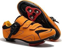 CJROSM Peloton Compatible Cycling Shoes Men Women - Delta Cleats Pre-Installed, Breathable Indoor Spin Shoes for Road Biking