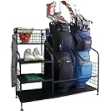 Izzo Golf Garage Storage Organizer - Storage Organizer for Golf, Garage Golf Organizer