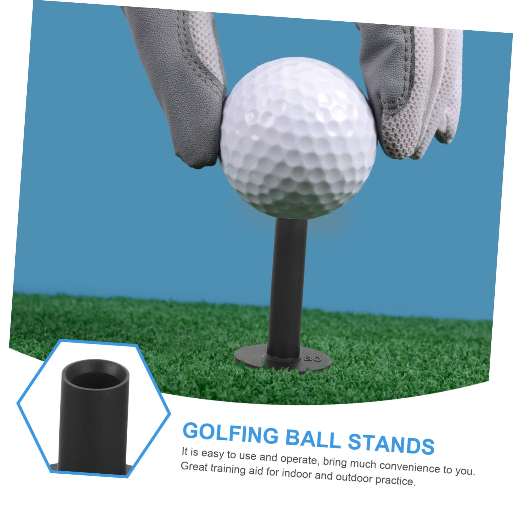 Toyvian Tees Soporte para Práctica Duradera Y Reutilizable para Entrenamiento