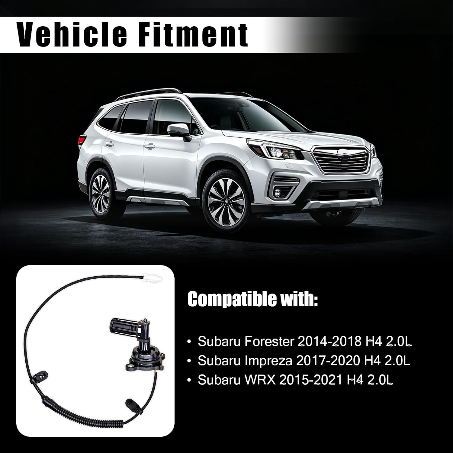 Engine Oil Level Sensor Compatible with Subaru Forester 2014-2018, Impreza 2017-2020, WRX 2015-2021, 2.0L 11136AA120, 11136AA100