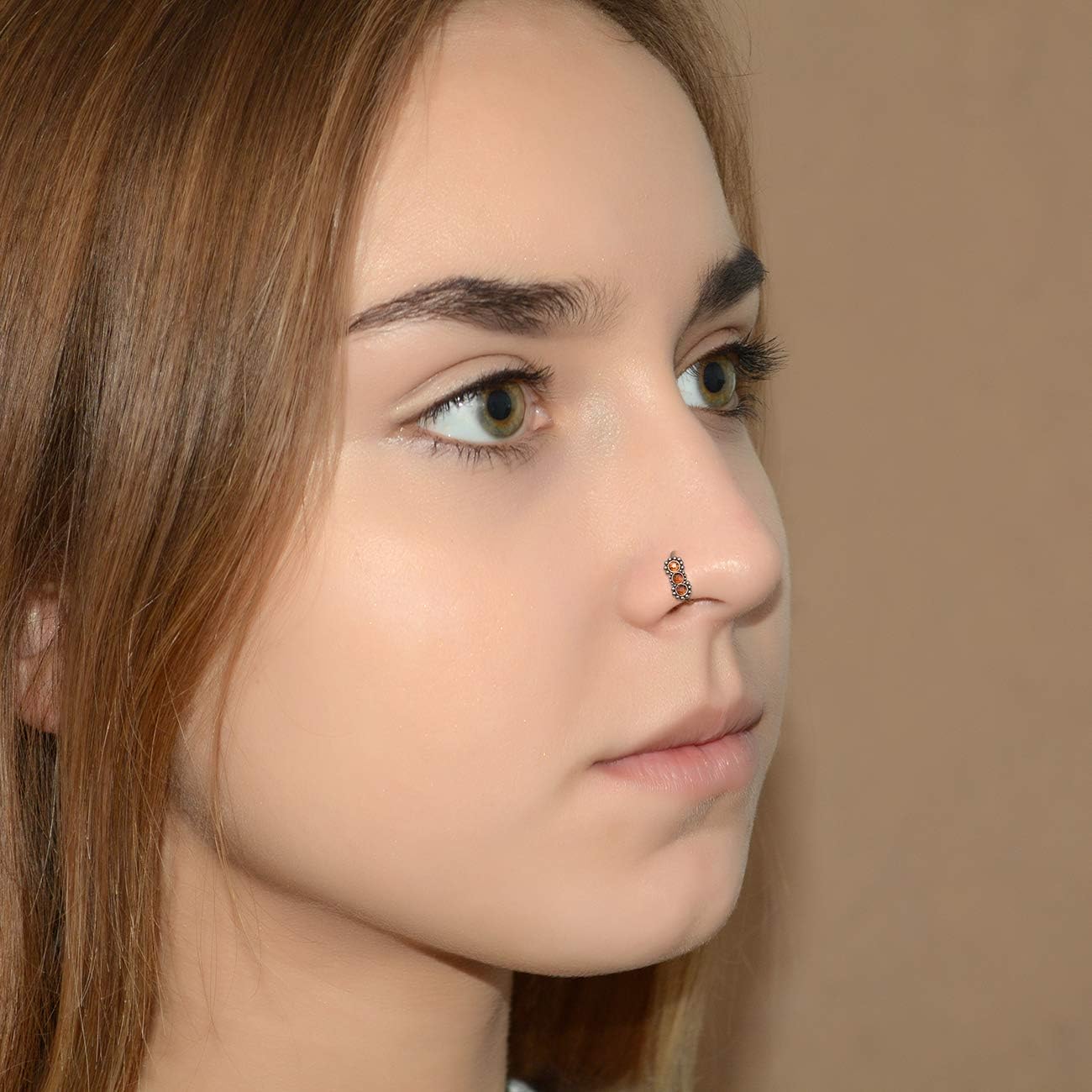 Nose Ring Hoop - Surgical Steel Nose Piercing - Image 6