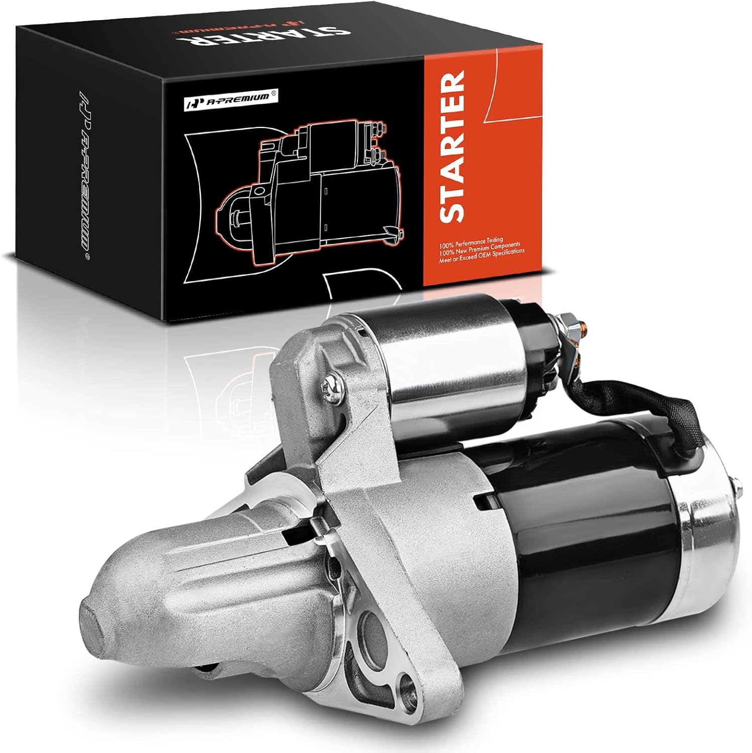 A-Premium Starter Motor Compatible with Mazda RX-8 2004-2008, with Manual Transmission, 1.3L Gas, 12V 2.0KW 13 Teeth Clockwise, Replace# M001T30471
