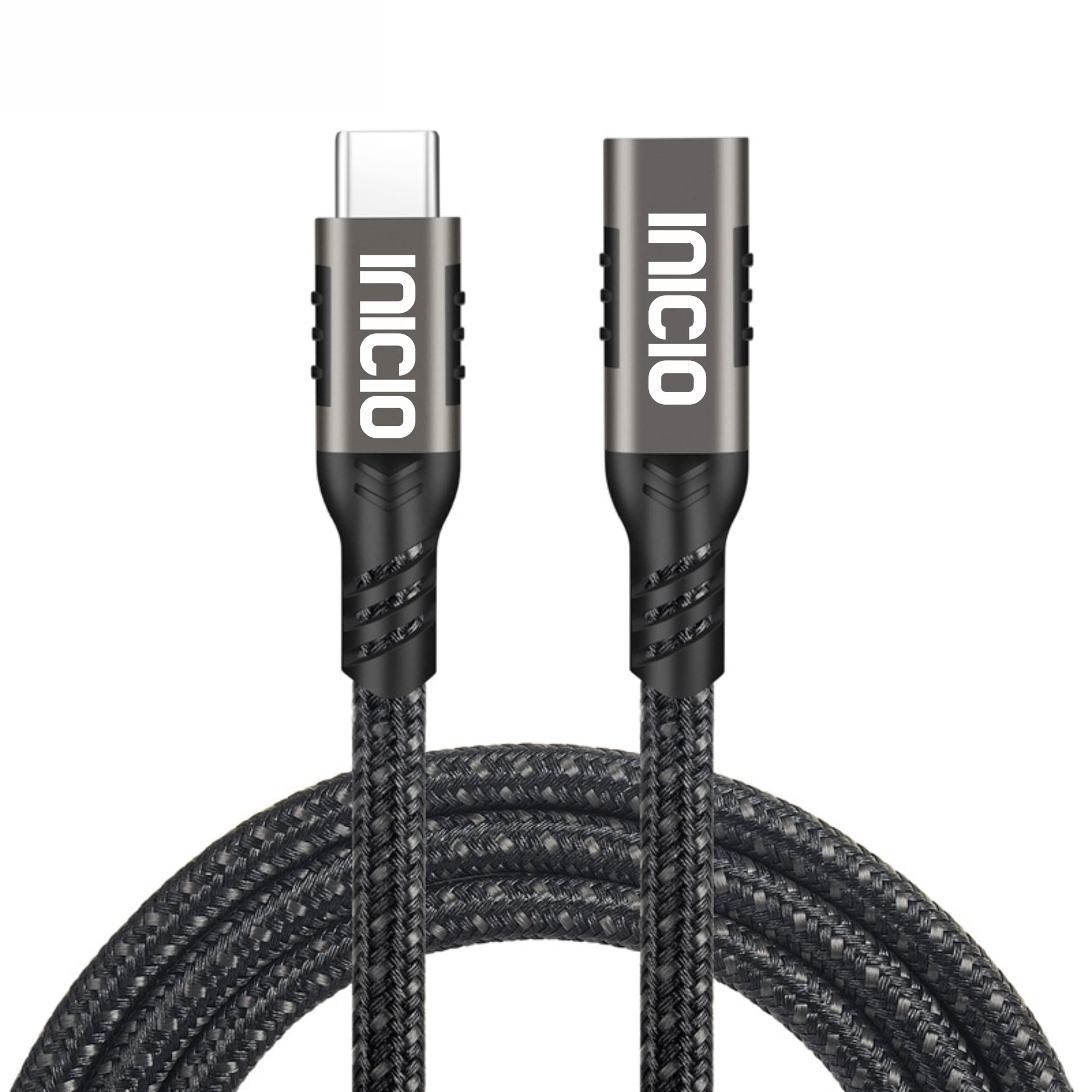INICIO USB C 3.2 Gen2 Extension Cable 1.5m, 4K/60Hz Video 100W PD Charging 10Gbps Data Type-C 3.1 Male Female Thunderbolt 3 For MacBook Pro Air iPad Pro iPhone 16 15 Galaxy S24 S23 XPS HP Envy (B097QBDDLL) Amazon Price History, Amazon Price Tracker