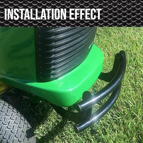 Miniatura 6 de PIT66 Parachoques delantero, compatible con John Deere GT225 GT235 GT245 GX255 LX255 LX266 LX277 LX279 LX280 LX288 y LX289, repuesto directo del