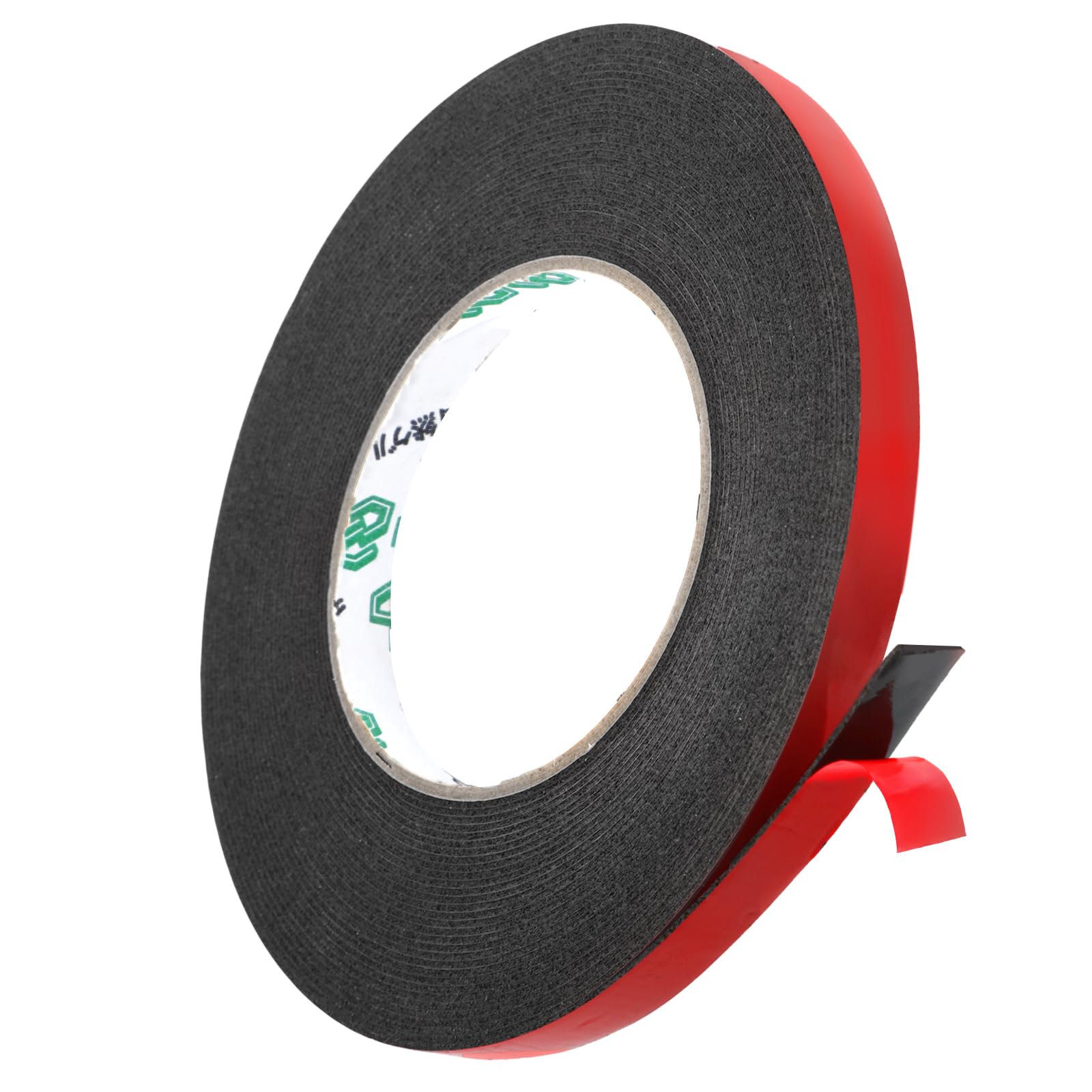 Binlava Doppelseitiges Klebeband Extra Stark, Montageklebeband Outdoor | Wasserdicht und Hochtemperaturbeständig Schaumstoffband für Wand, Auto, LED Streifen Leuchten, Heimdekoration und Bürodekor