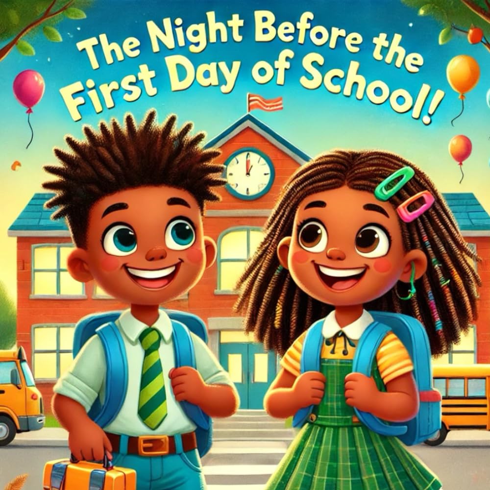 The Night Before the First Day of School: The night before, First day of school, childrens book.