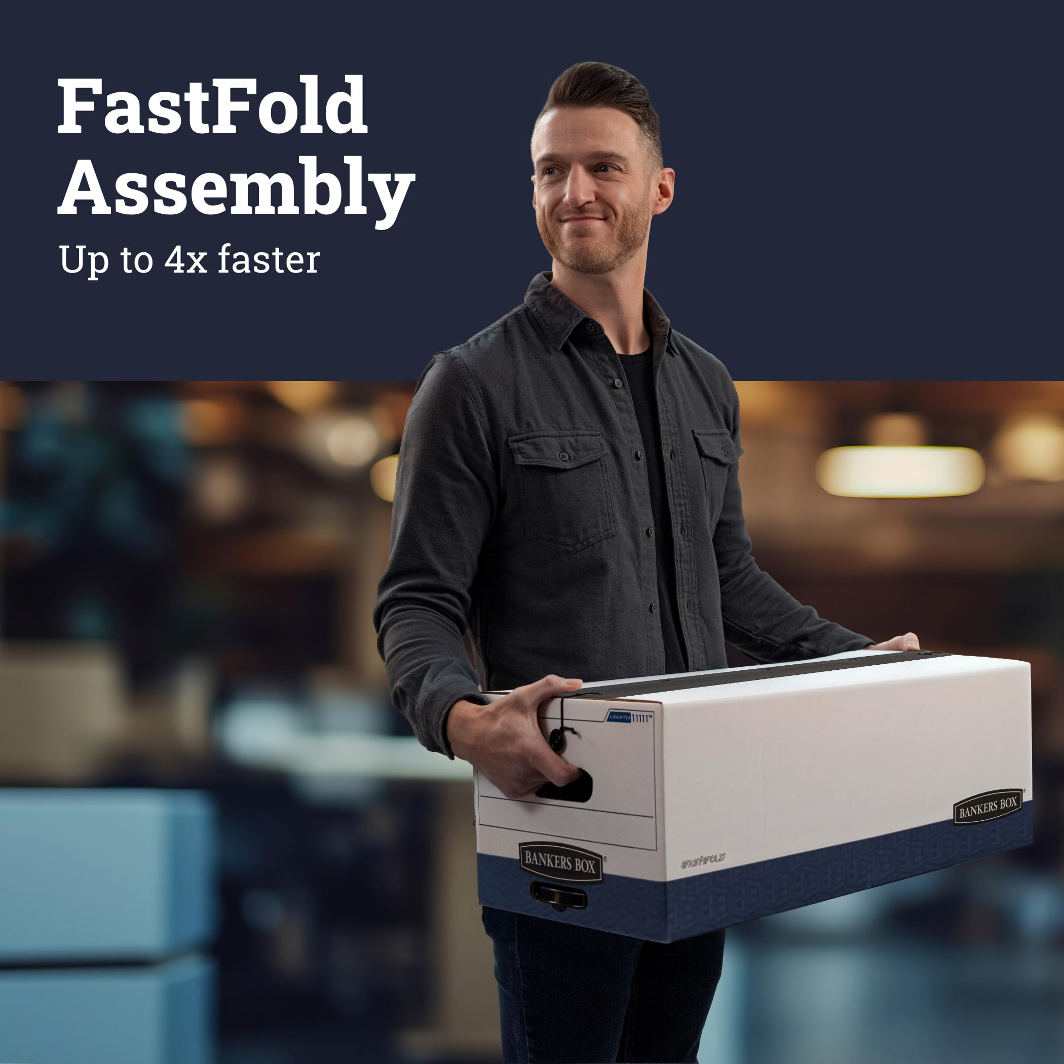 Fellowes 11111 Scatola e Organizer per l'archivio