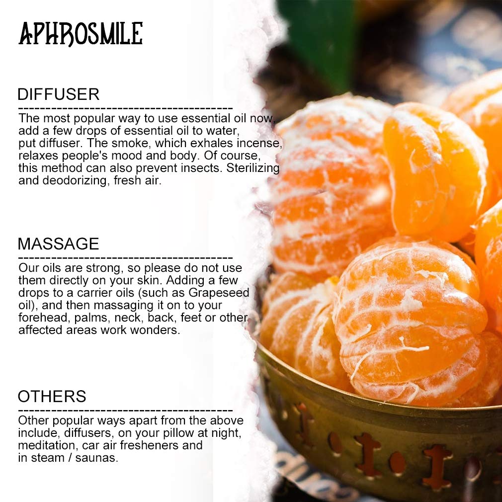 100% reine Cypress ätherisches Öl Set für Diffusor, Aromatherapie Jasmin Essentia Öl-Kit, 8x10ml ätherische Öle Set- Fenchel, Tangerine, Juniper Beere, Zeder, schwarzer Pfeffer,Patchouli Öle für Hause