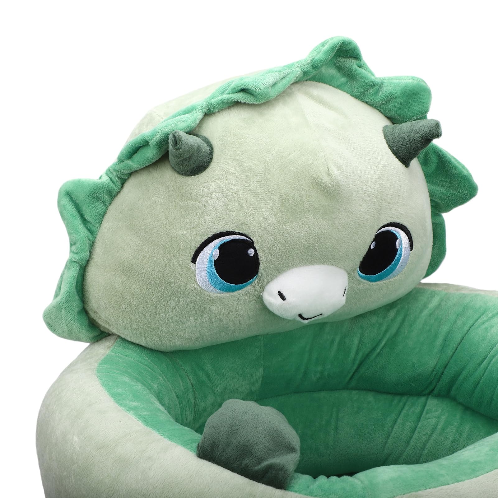 Tosuny Seggiolino da Terra per Bambino, Comodo Sedile con Supporto per lo Schienale in Morbido Peluche, Divano in Peluche con Animali dei Cartoni Animati per Bambino, Divano per Neonato con Fondo