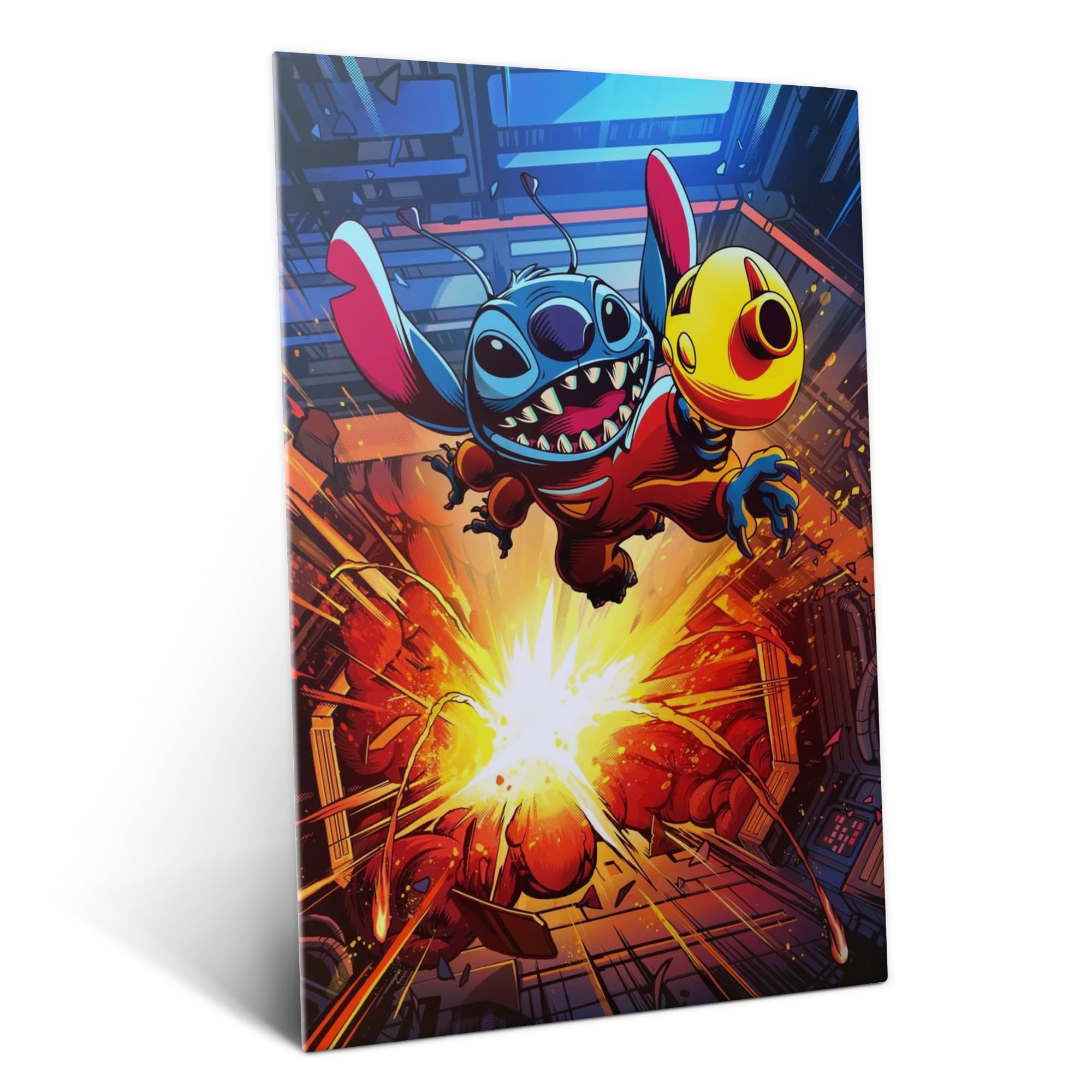 Amazon.com: Displate Metal Poster Disney Stitch - Alien Adventure