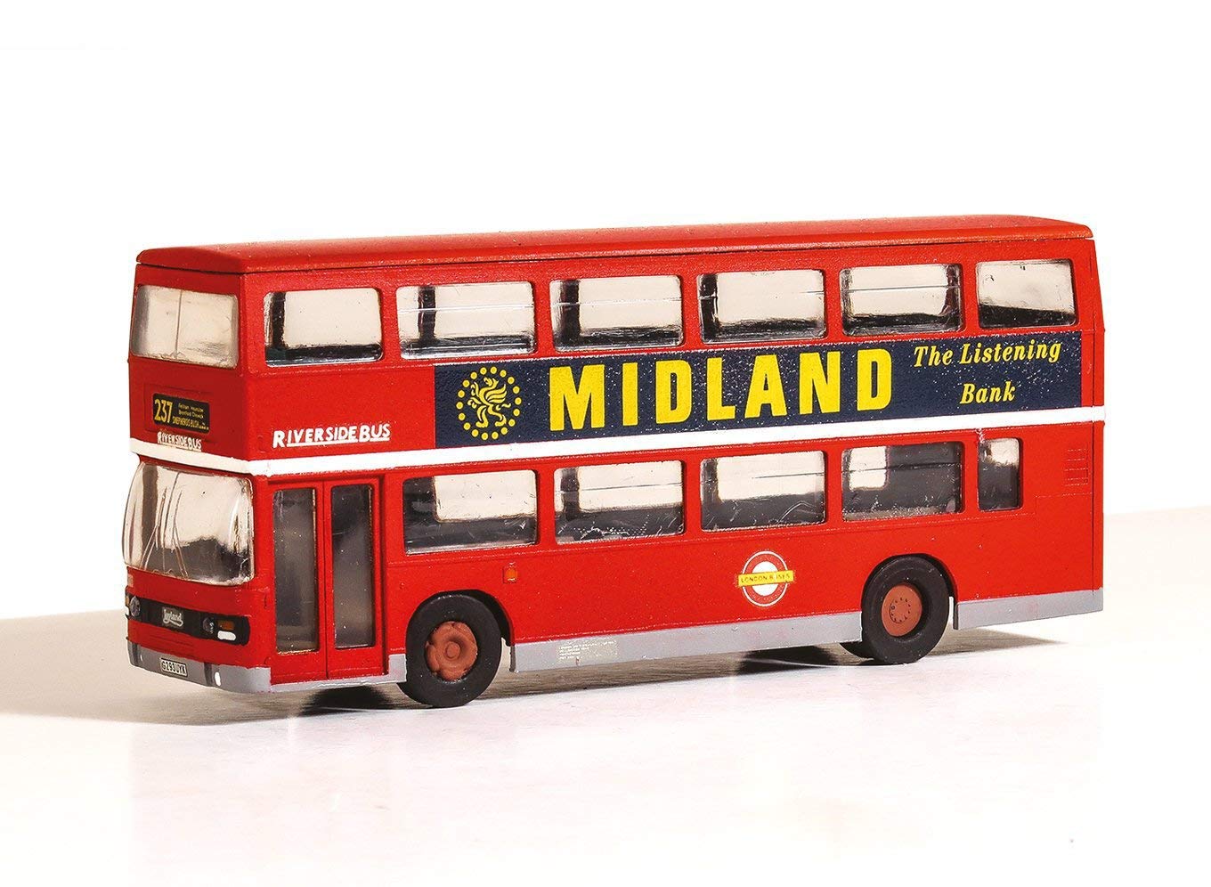 Peco Red Model Scene Oo Gauge Leyland Olympian London Bus Kit