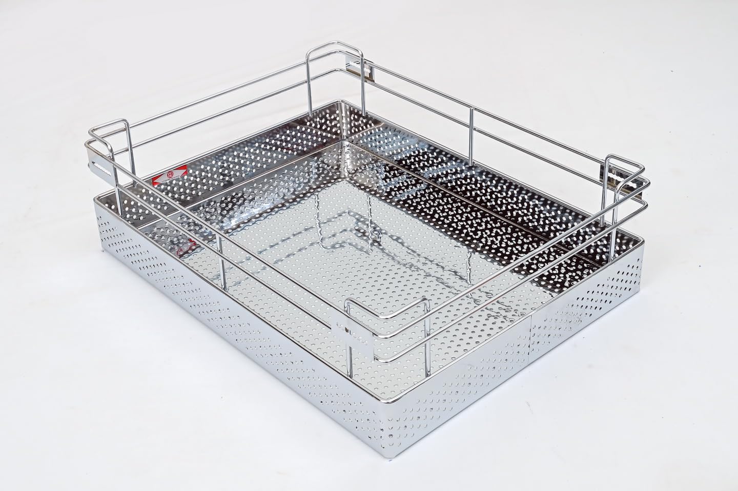 KEN Perforated Stainless Steel Sheet modular kitchen Plain Basket 19x20x6