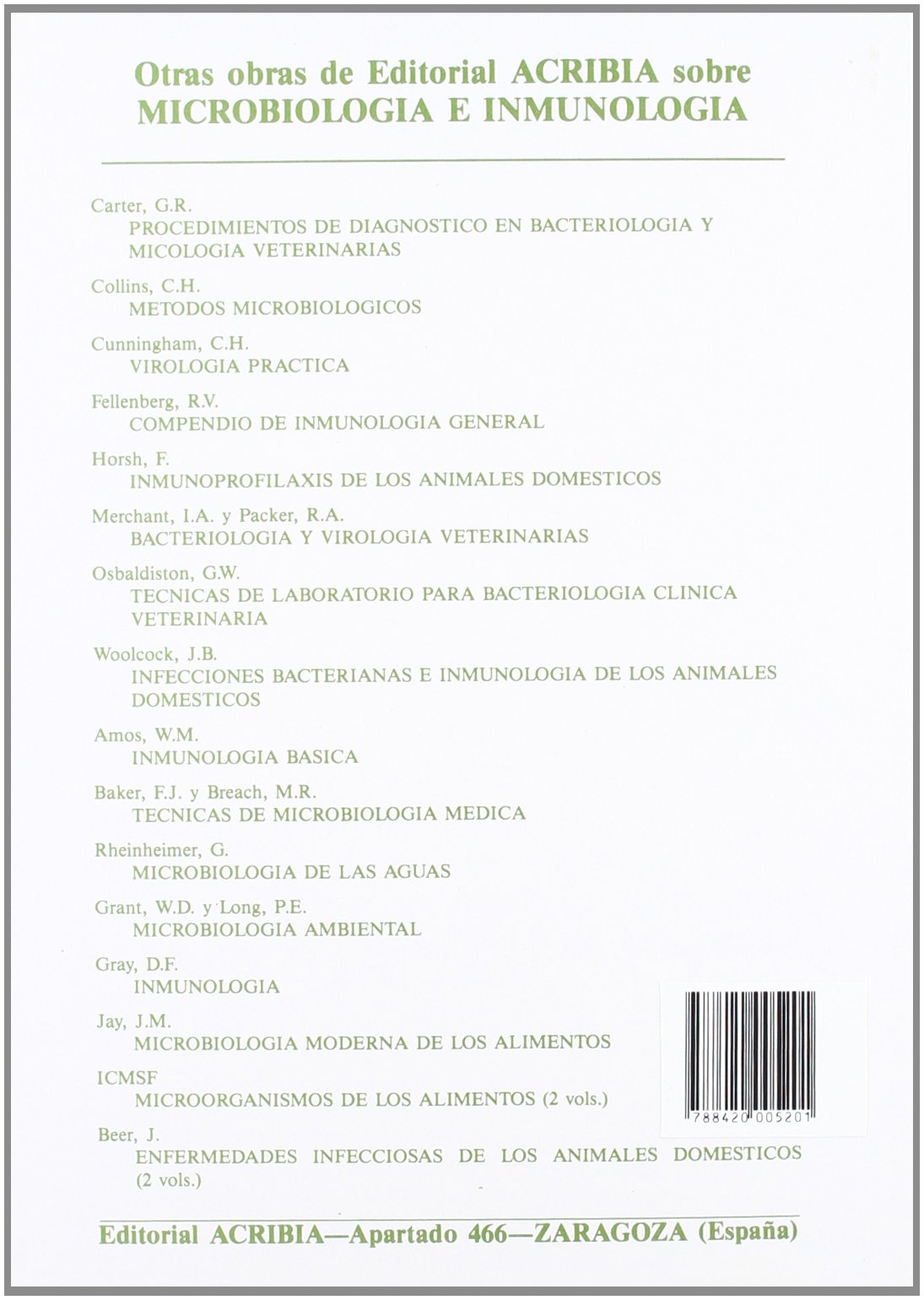 Compendio de bacteriología general médica (SIN COLECCION)