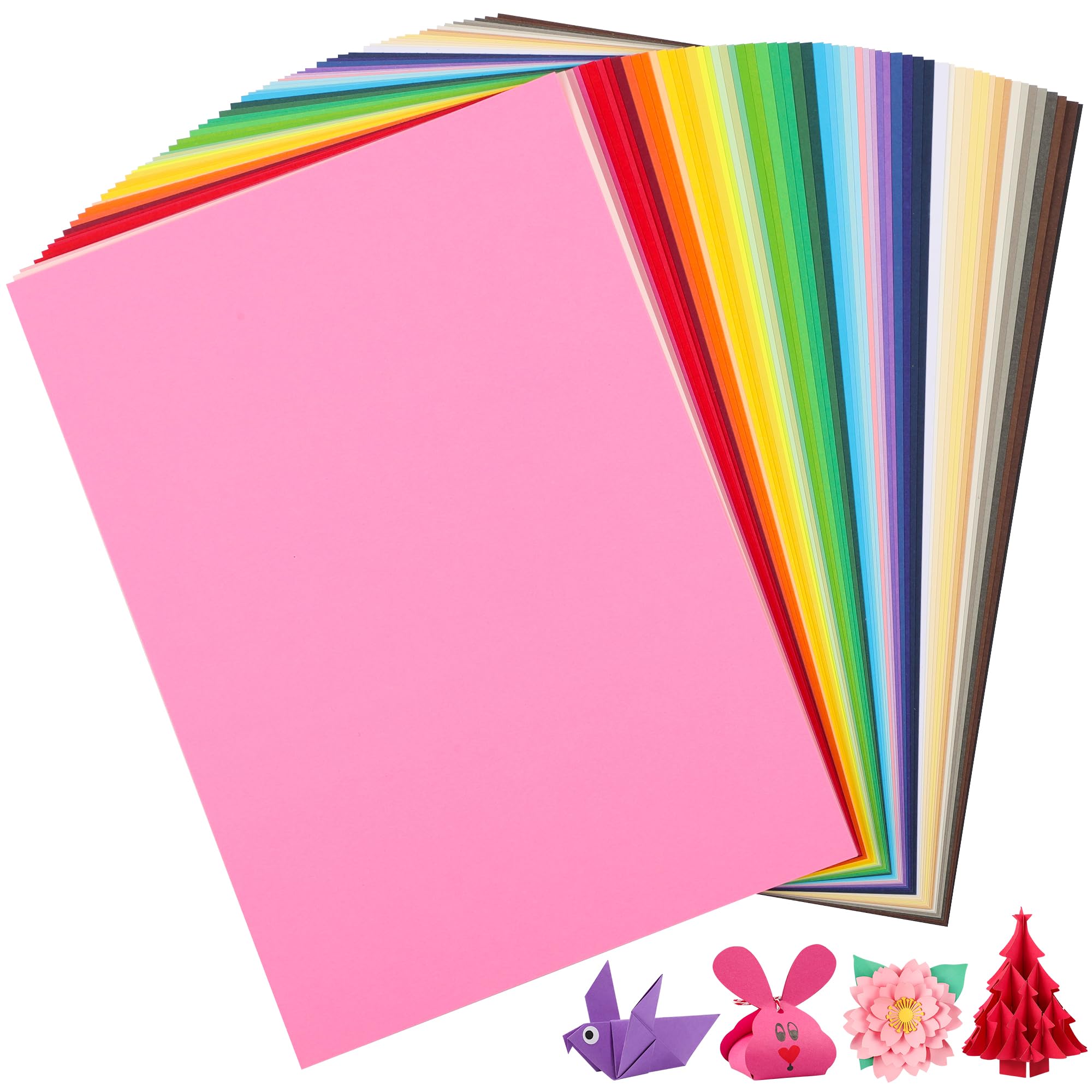 Cartoncino colorato A4 60 colori 180gsm Scrapbook PAP18MX3