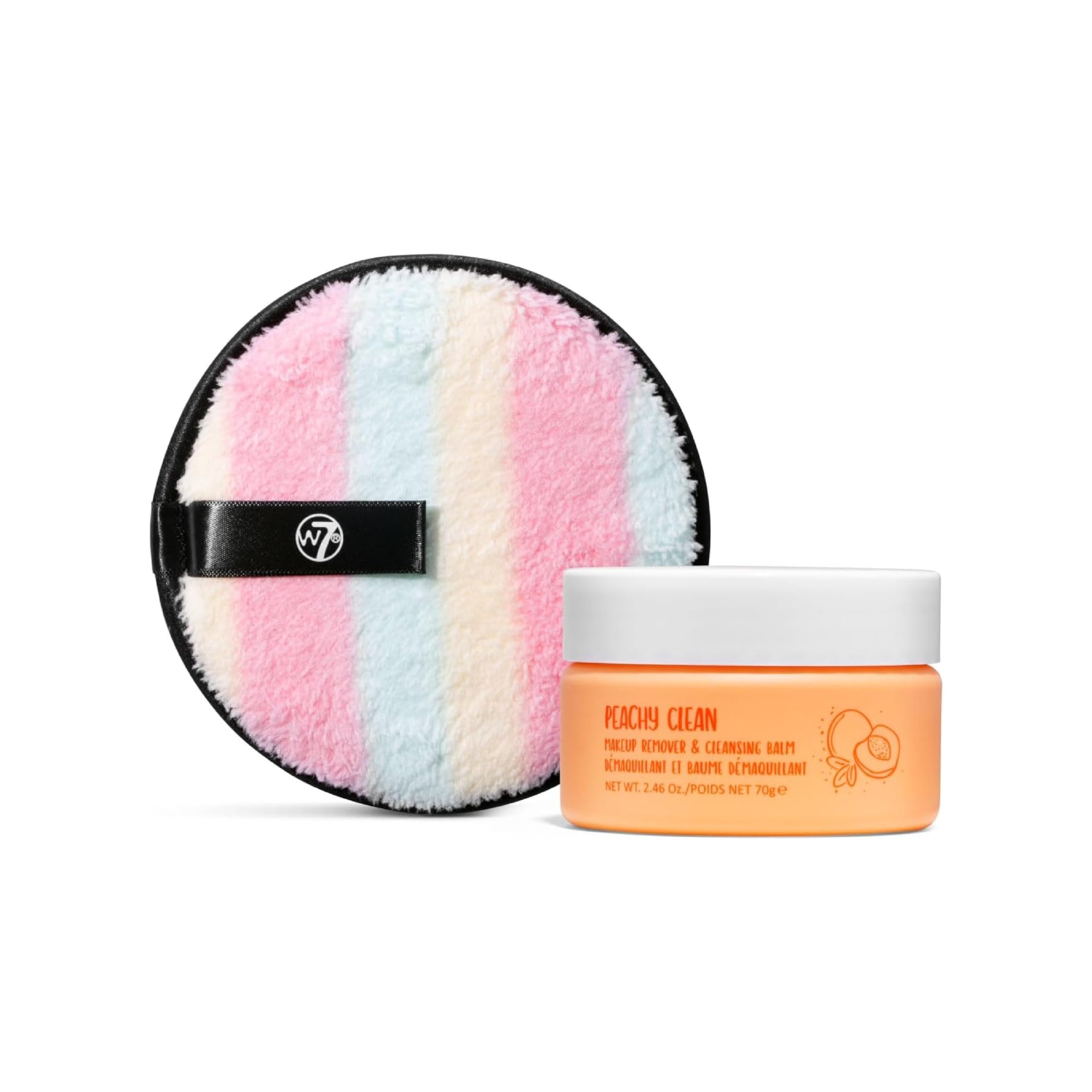 Peachy Clean Makeup Melt Set – Cleansing Balm & Remover Pad for a Peach-Perfect Skincare Routine – The Ultimate Makeup Melting Dream Team! - Gentle, Hydrating & Effortless